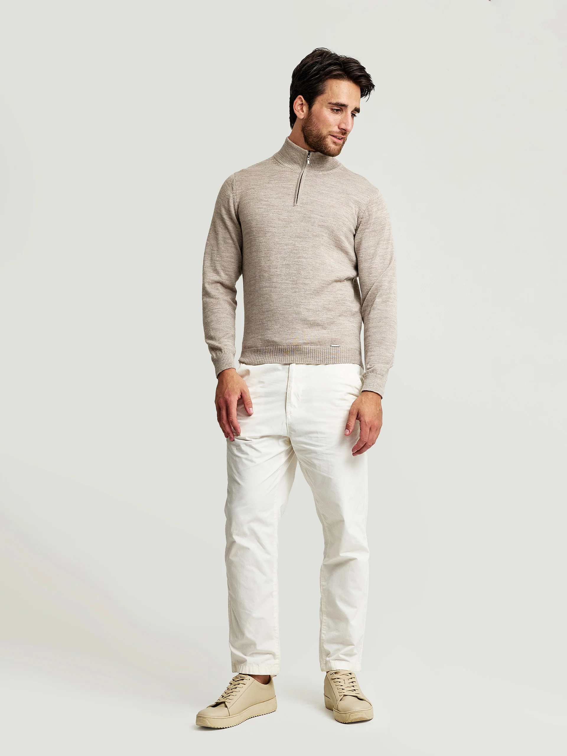 Albert Sweater Baby Alpaca Color Polvo - Image 4
