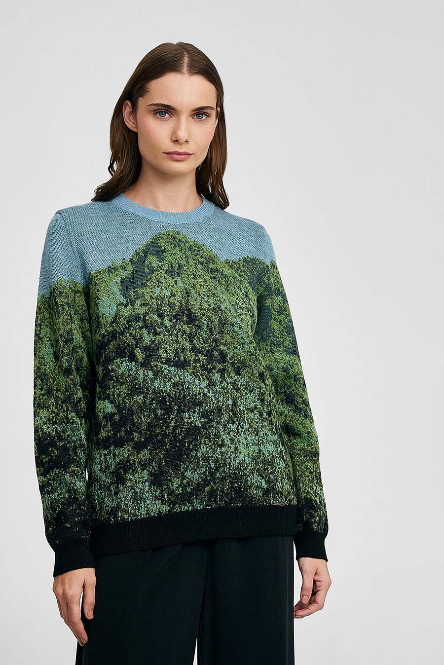 Cordillera Azul Sweater Baby Alpaca Color Black - Image 16