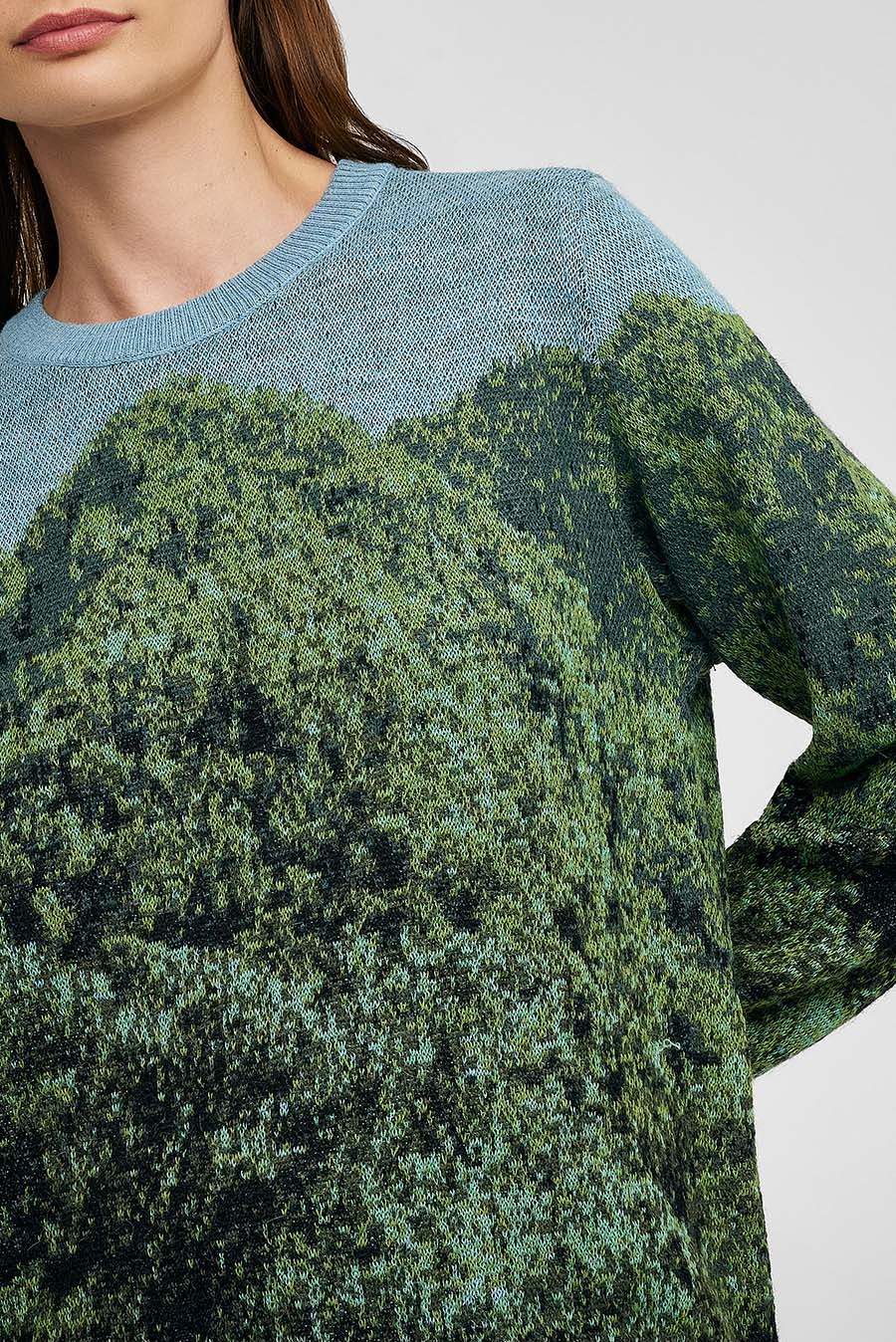 Cordillera Azul Sweater Baby Alpaca Color Black - Image 19