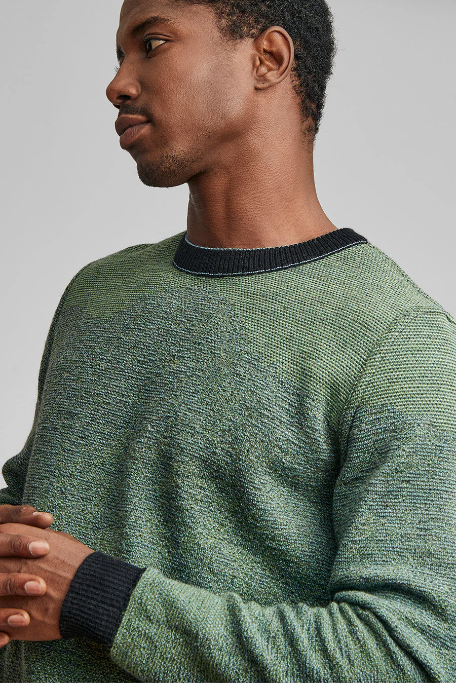 Cordillera Azul Sweater Baby Alpaca Color Black - Image 2