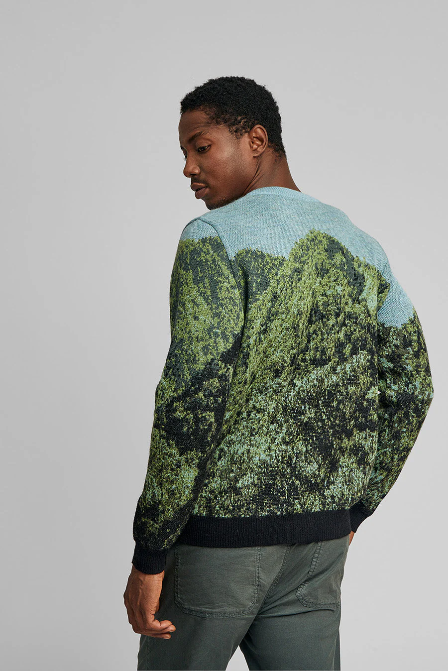 Cordillera Azul Sweater Baby Alpaca Color Black - Image 4