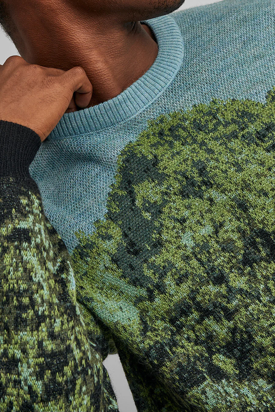 Cordillera Azul Sweater Baby Alpaca Color Black - Image 6