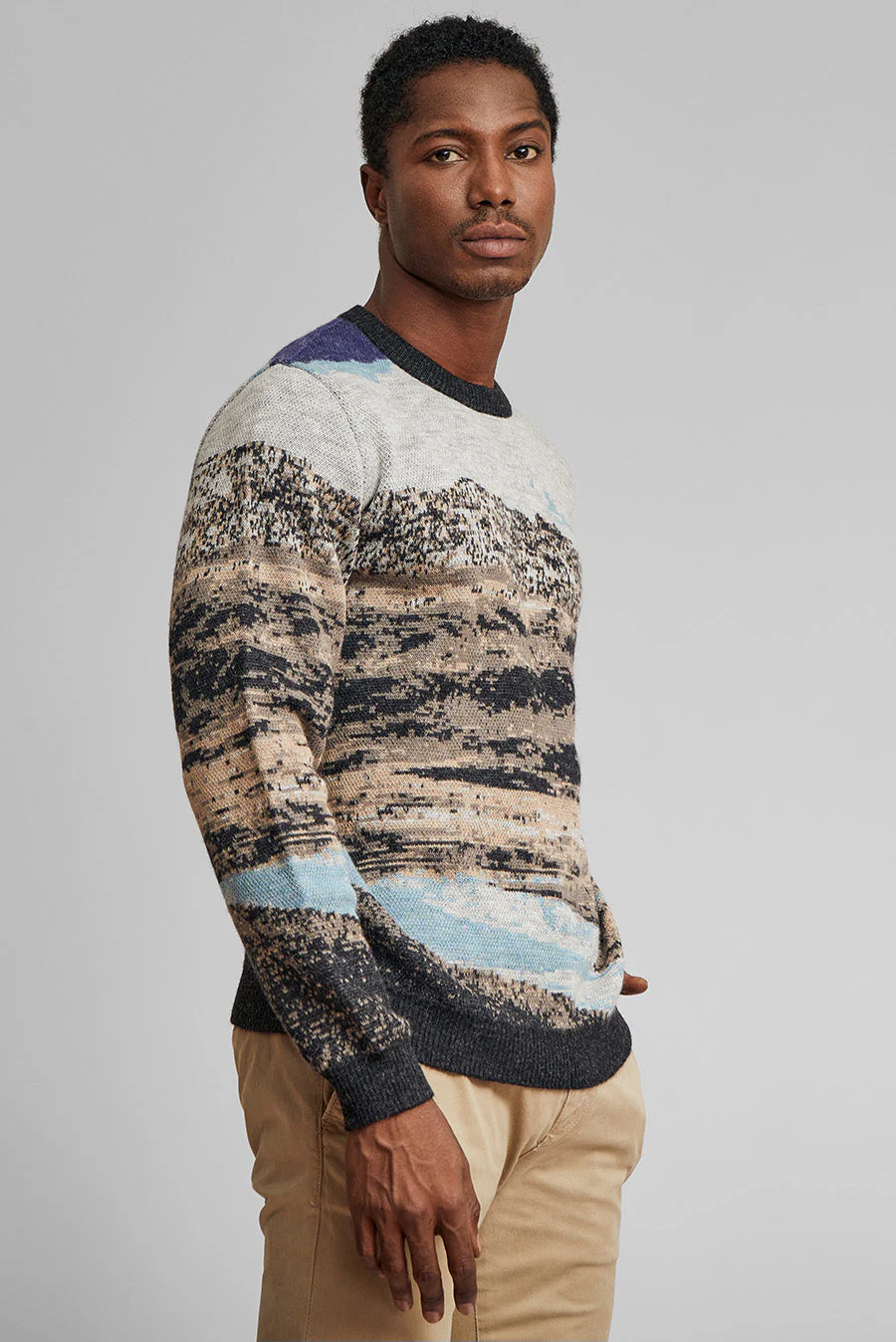 Lagunillas Sweater Baby Alpaca Color Antracite - Image 3