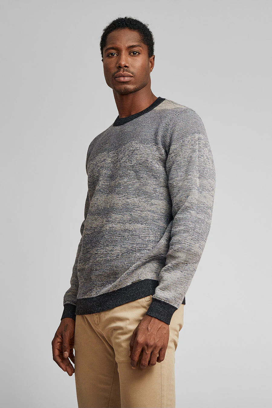 Lagunillas Sweater Baby Alpaca Color Antracite - Image 8