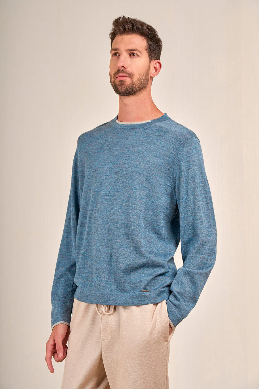 Vaudou Sweater Baby Alpaca Color Atardecer&Penguin