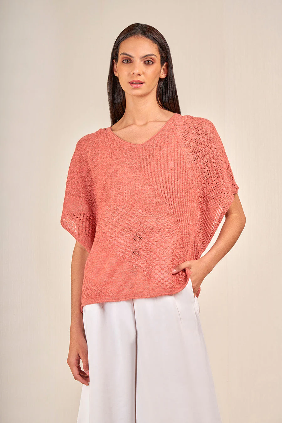 Viva Sweater Baby Alpaca Color Aragosta