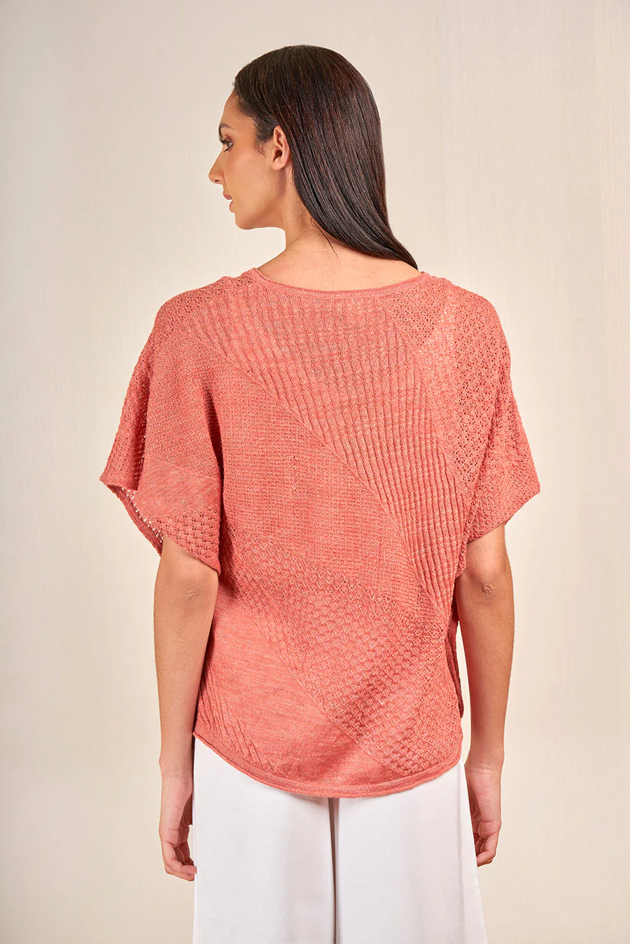 Viva Sweater Baby Alpaca Color Aragosta - Image 2