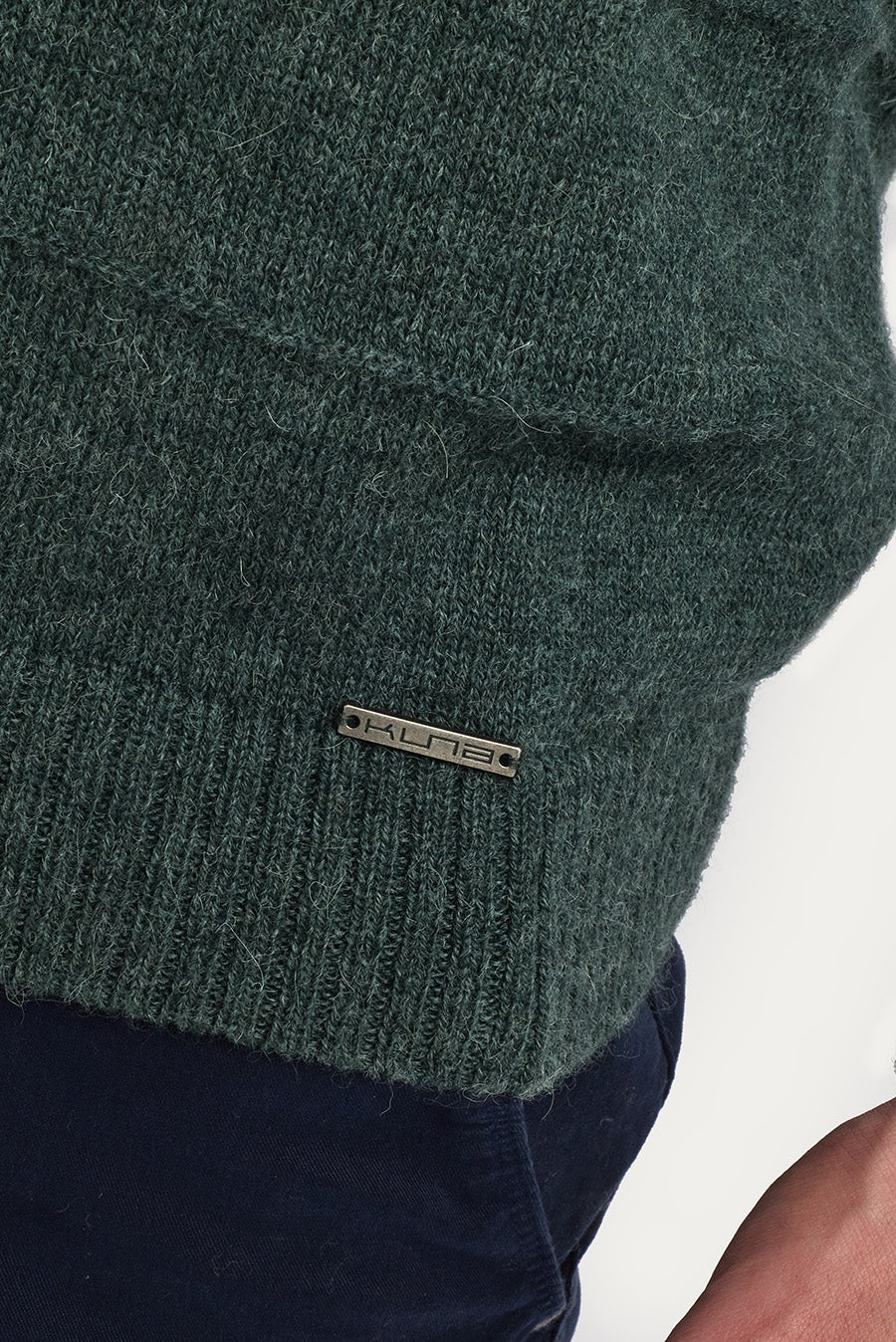 Washington Sweater Baby Alpaca Color Bosque - Image 5