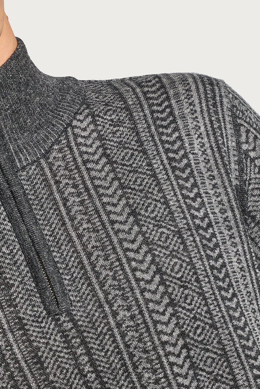 Wilbert Sweater Baby Alpaca Color Antracite - Image 5