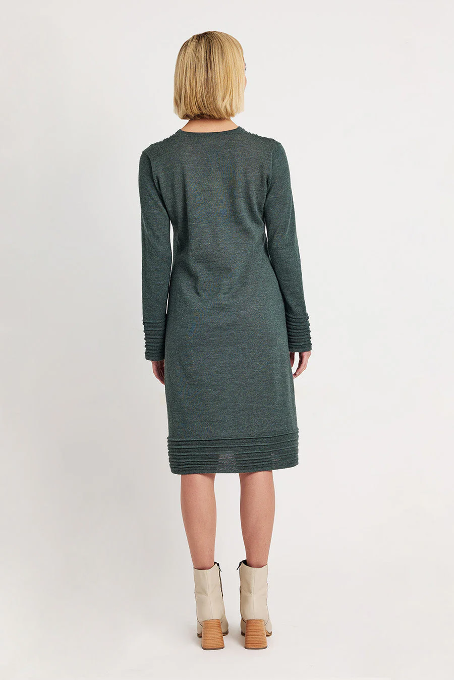 Whatever Dress Baby Alpaca Color Bosque - Image 3