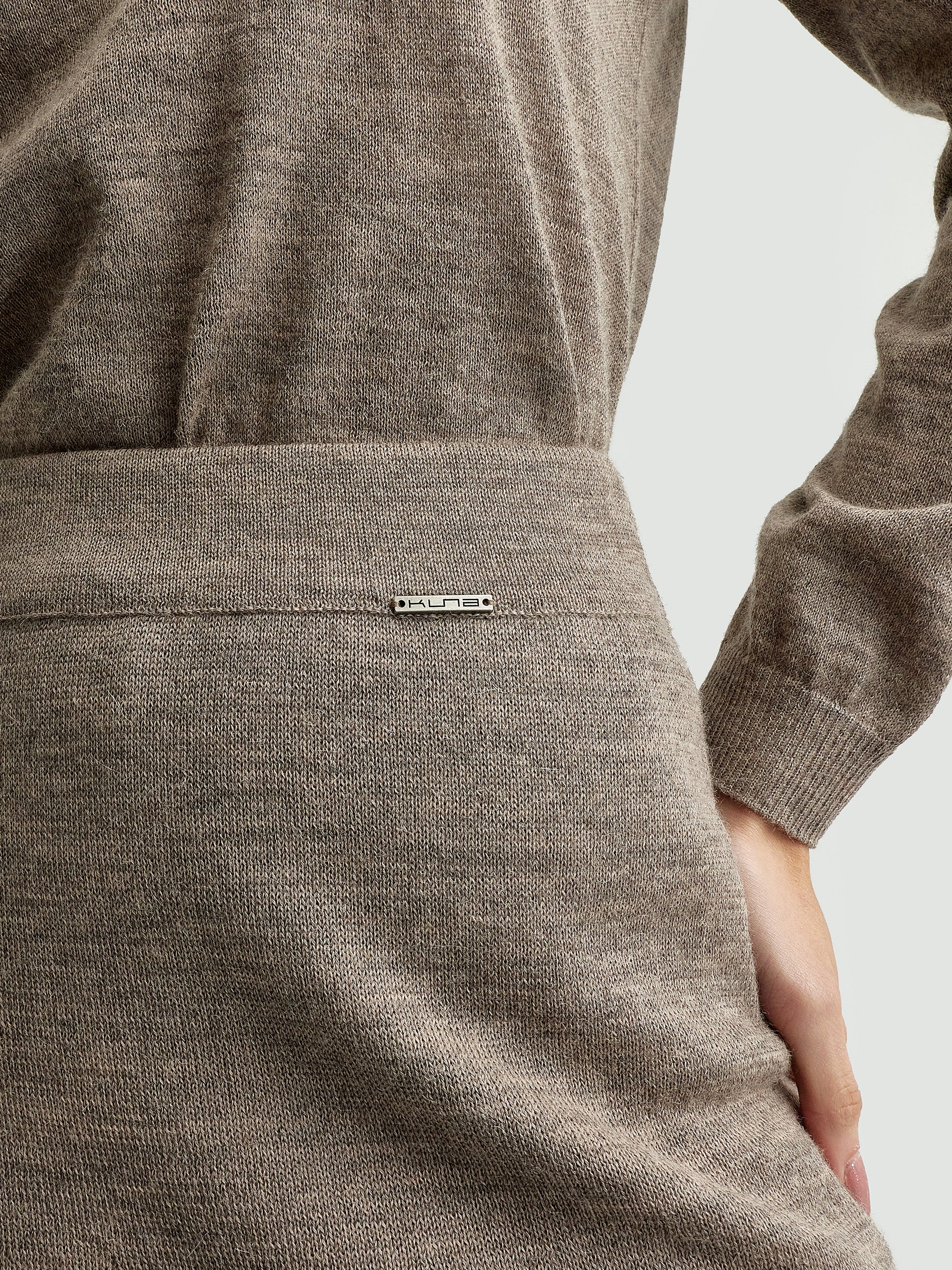 Yngrid Skirt Baby Alpaca Color Beige - Image 5