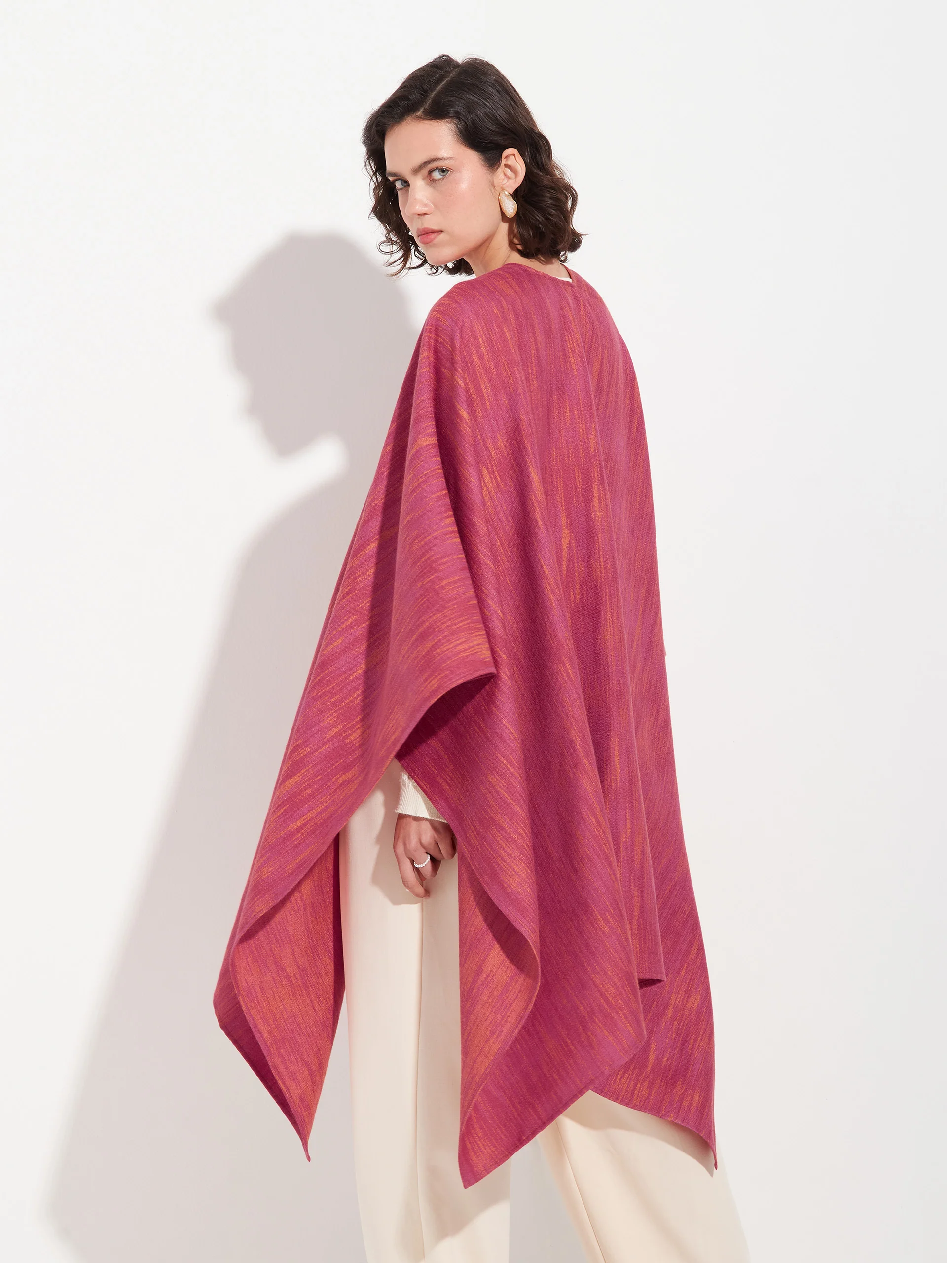 Zareli Cape Baby Alpaca Color Pink - Image 3