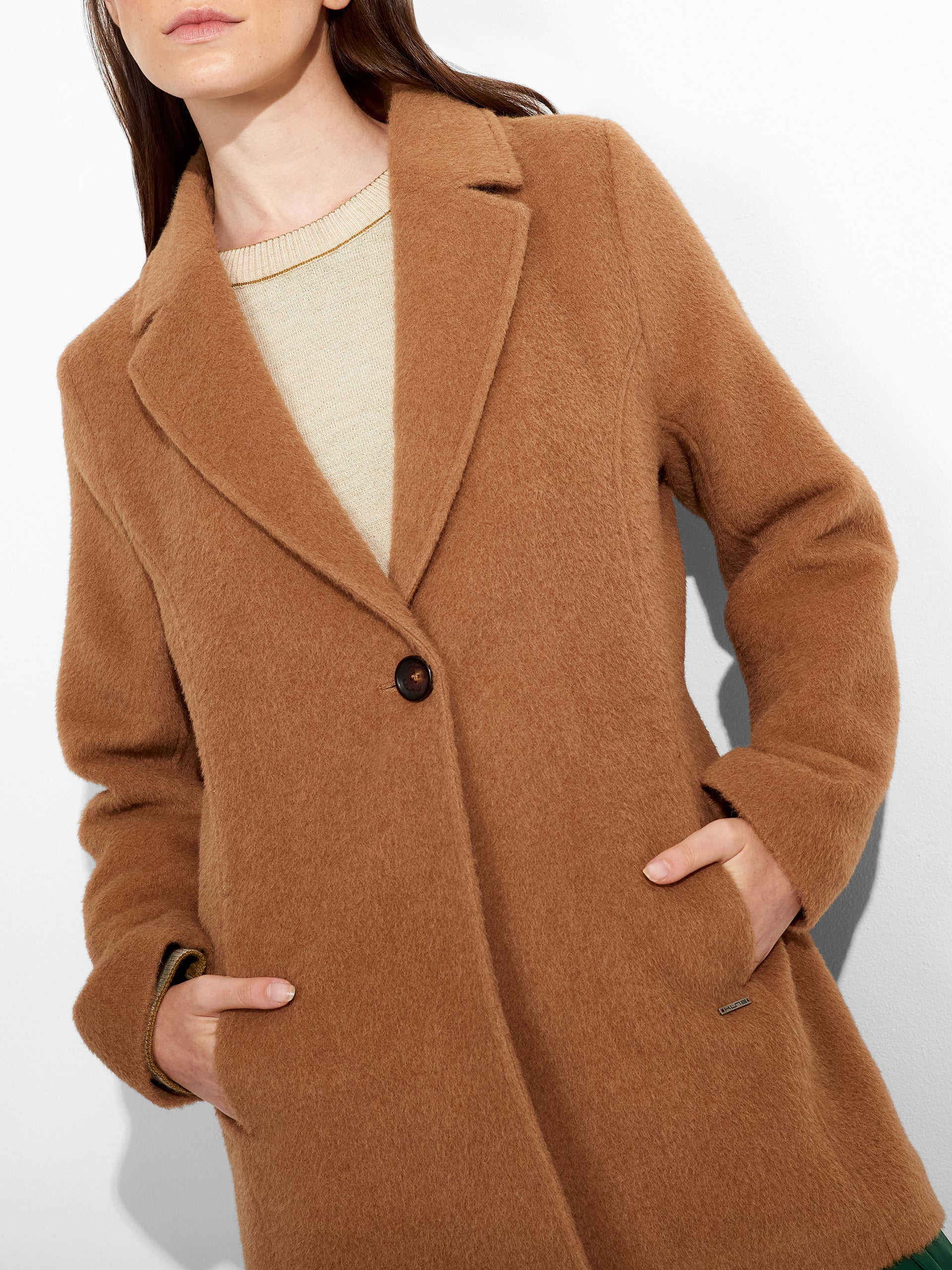 Zaza Coat Alpaca Color Camel - Image 5