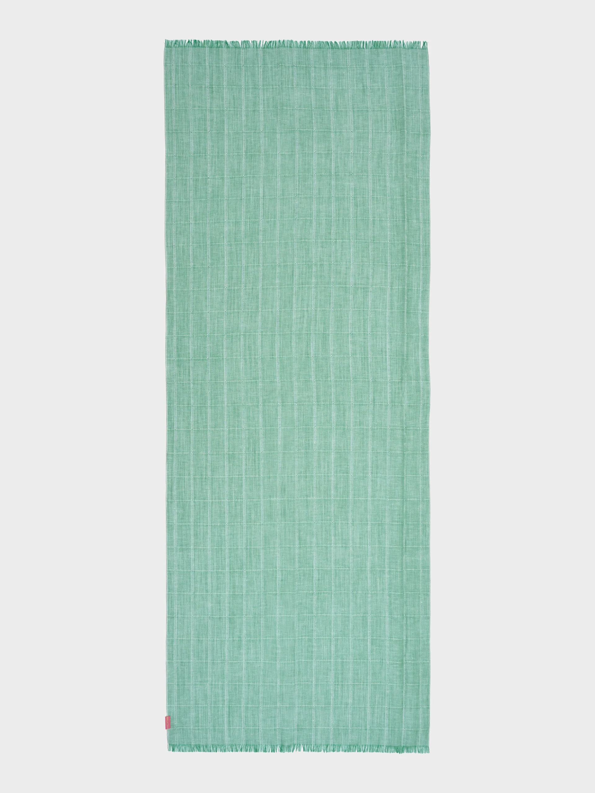 Zoda Shawl Baby Alpaca Color Green - Image 4