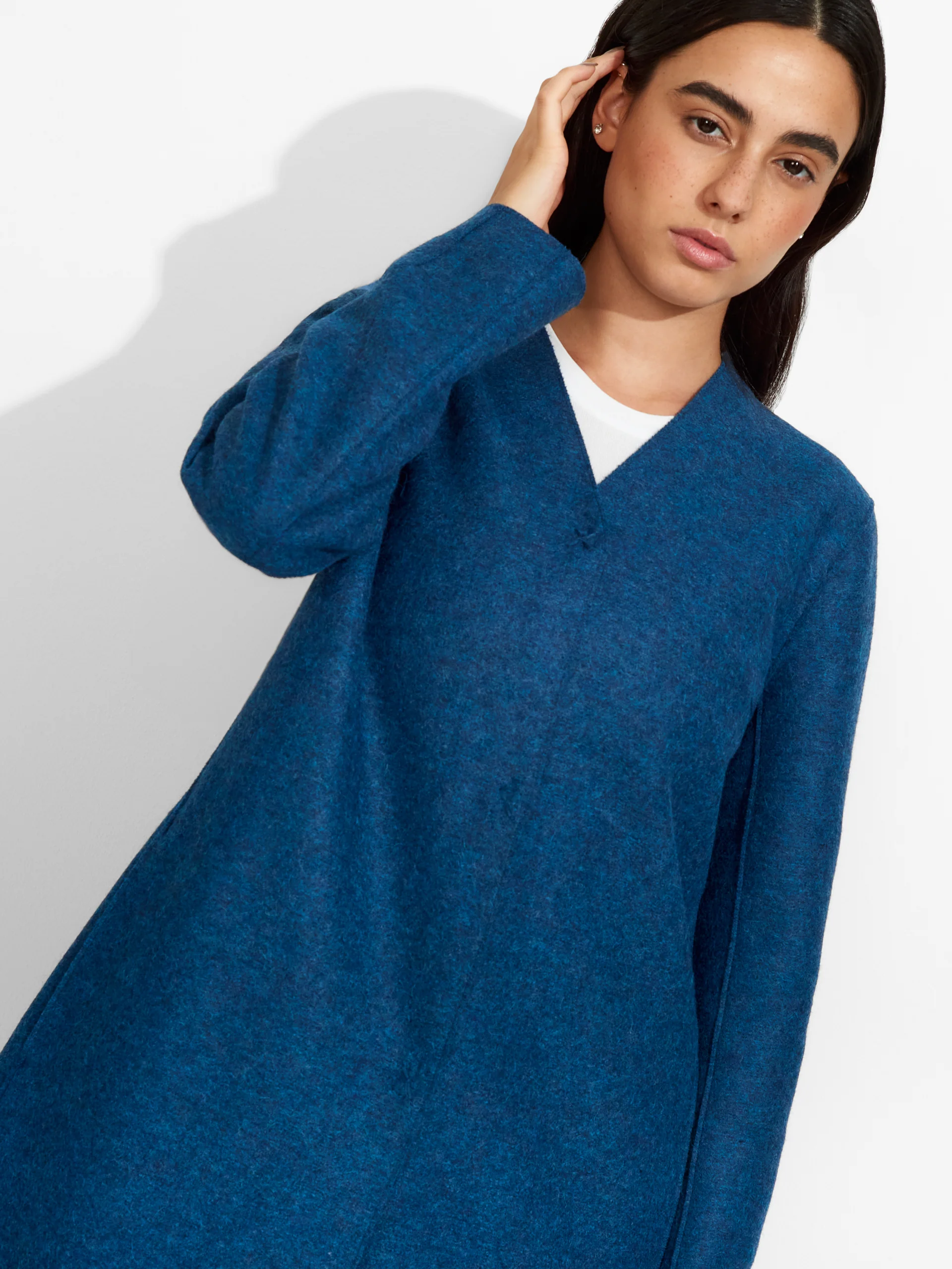 Zumi Coat Alpaca Color Blue - Image 5